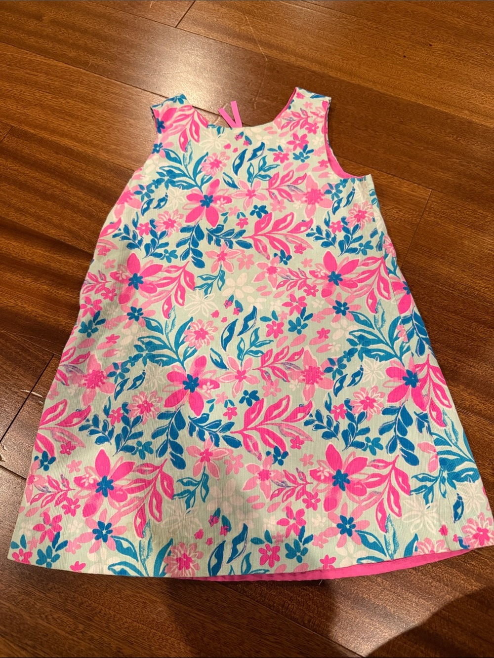 Tommy Bahama Pink & Blue Floral Toddler Dress